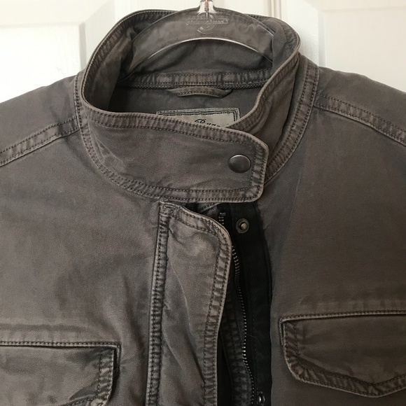 LUCKY BRAND Gray Utility Jacket Size Small - Picture 3 of 11